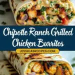 Chipotle Ranch Grilled Chicken Burrito Recipe