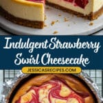 Strawberry Swirl Cheesecake Recipe