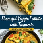 Frittata with Potatoes, Red Peppers, and Spinach Recipe