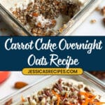 Carrot Cake Overnight Oats Recipe