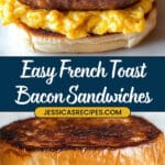 French Toast Sandwich on Hawaiian Rolls Recipe