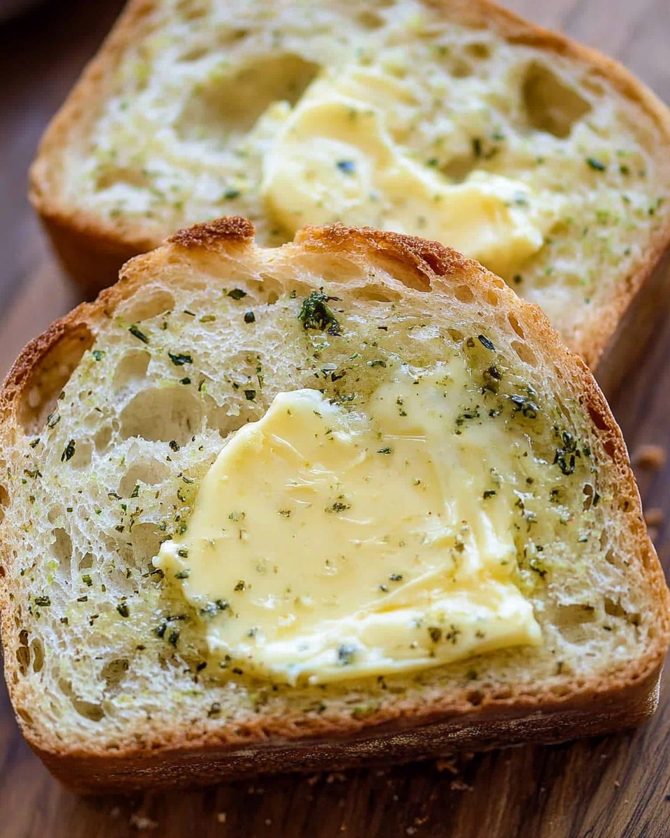 The image shows a close-up of a loaf of bread with visible green herbs inside, sliced to reveal a soft texture. The loaf has a golden brown crust on top, and the inside is light beige with small air holes and thin green streaks from the herbs. The bread is placed on a surface with a white marbled texture, and a few crumbs are scattered near it. photo taken with an iphone --ar 4:5 --v 6.1