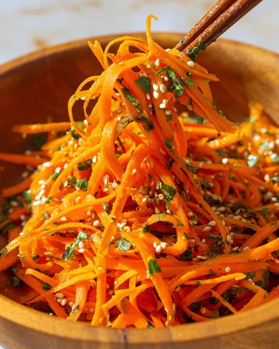 Cucumber Carrot Salad with Gochugaru and Sesame Seeds Recipe - Recipe Image