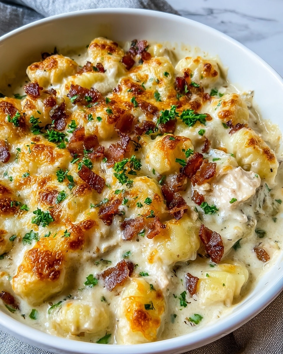 Creamy Crack Chicken Gnocchi Recipe - Recipe Image