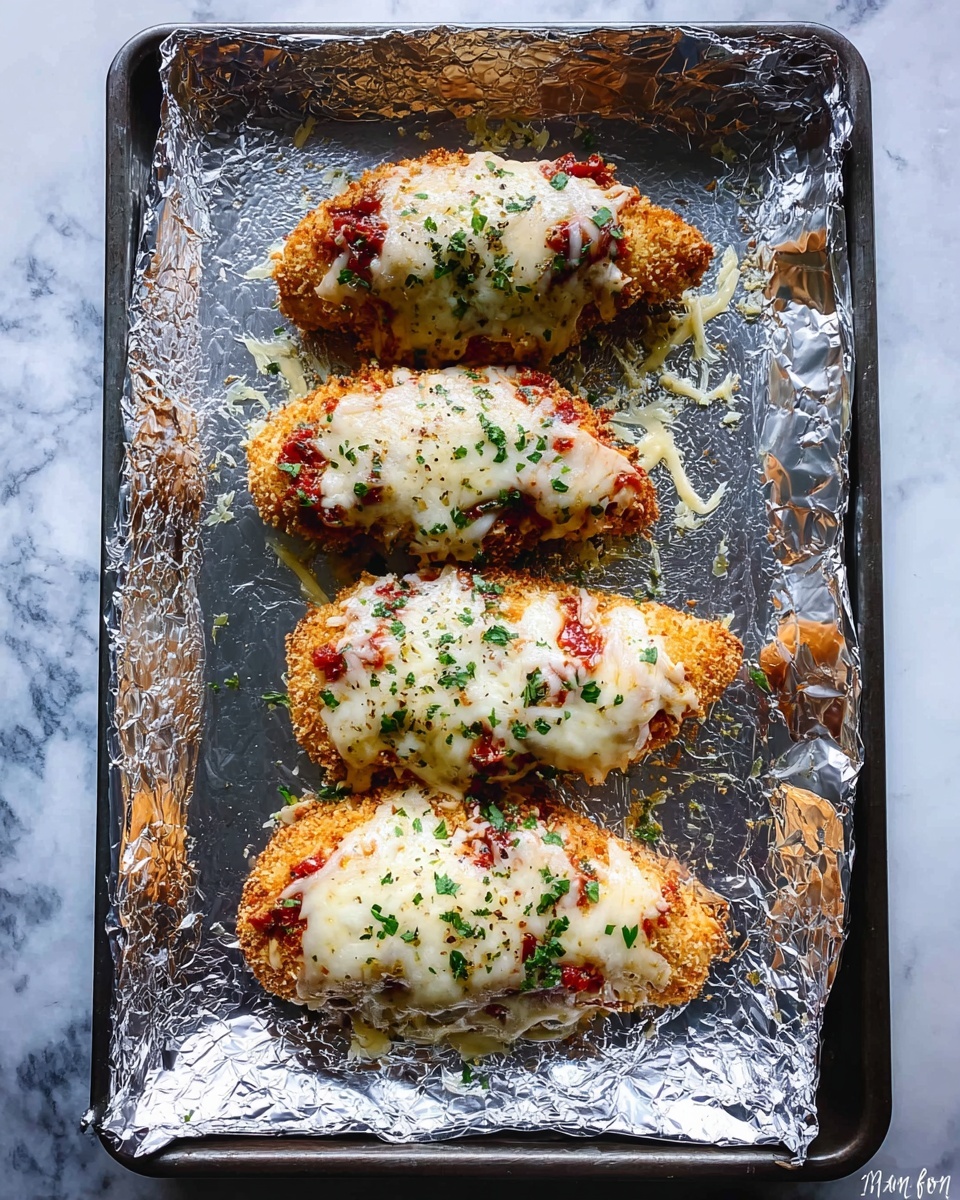 Oven Baked Chicken Parmesan Recipe - Recipe Image