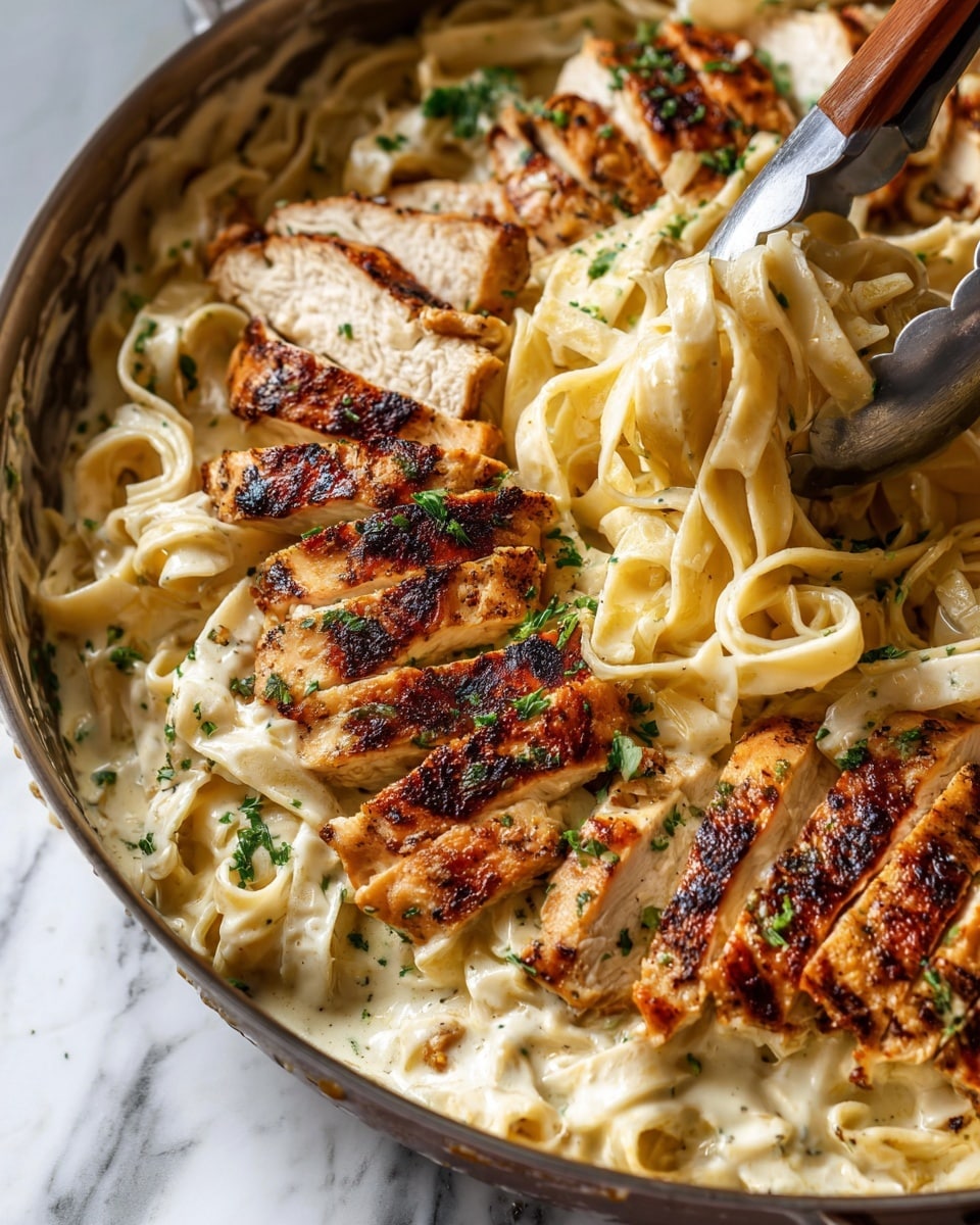 Creamy Lemon Chicken Pasta Recipe - Recipe Image