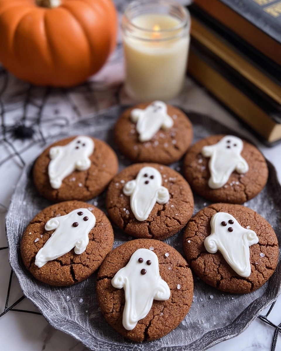 Spooky Ghost Brown Butter Pumpkin Cookies Recipe