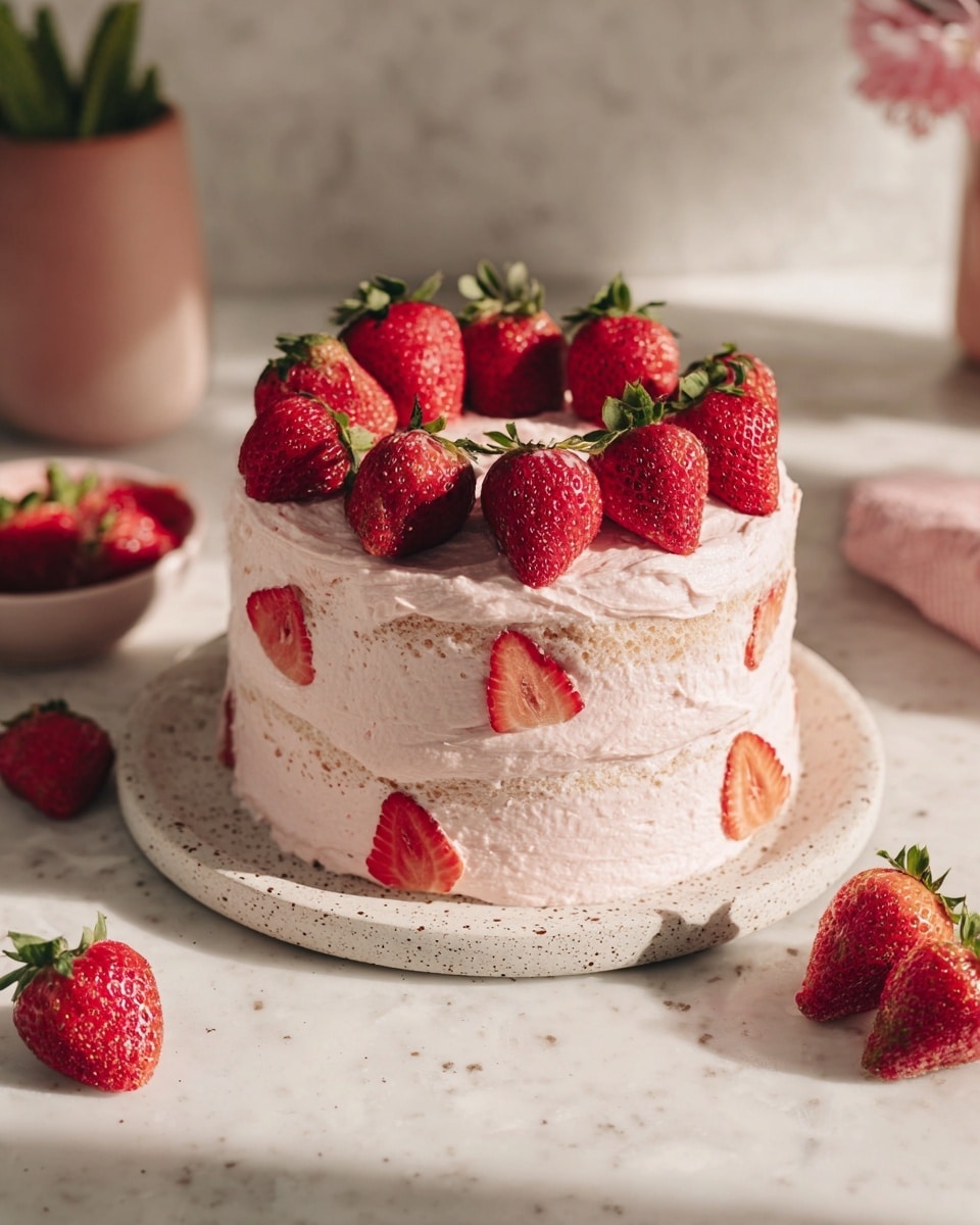 Strawberry Chocolate Cake Recipe