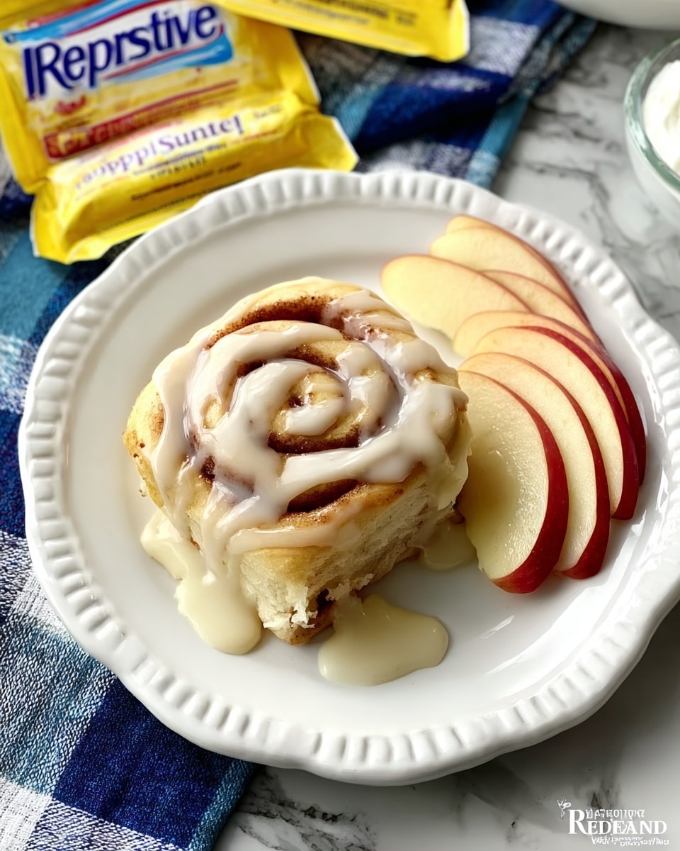 Apple Cinnamon Rolls with Maple Glaze Recipe - Recipe Image