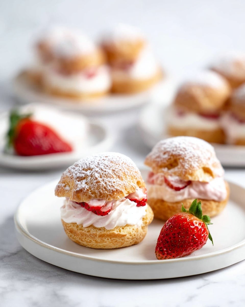 Strawberry Cream Puffs Recipe