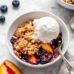 Blueberry Peach Crumble Recipe