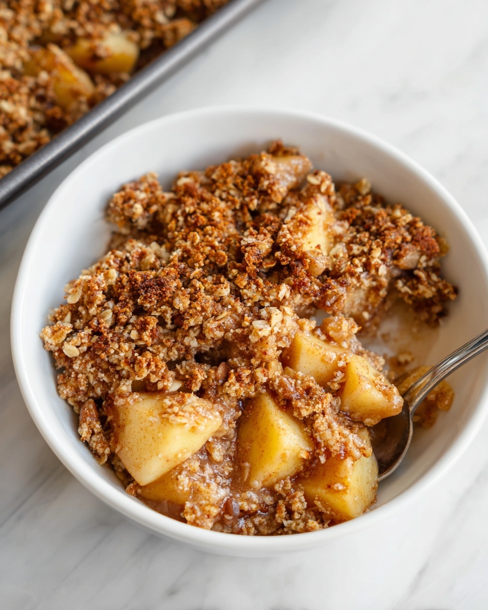 Healthy Breakfast Apple Crumble Recipe