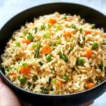Street-Style Indo-Chinese Vegetable Fried Rice Recipe