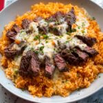 Steak Queso Rice Bowl Recipe