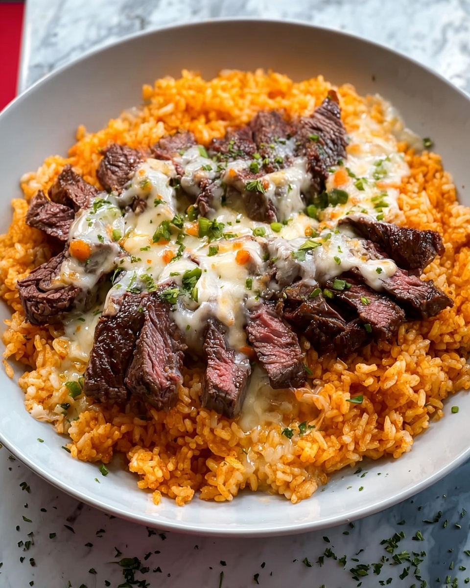 Steak Queso Rice Bowl Recipe