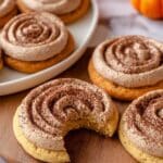 Soft Pumpkin Cookies with Cinnamon Frosting Recipe