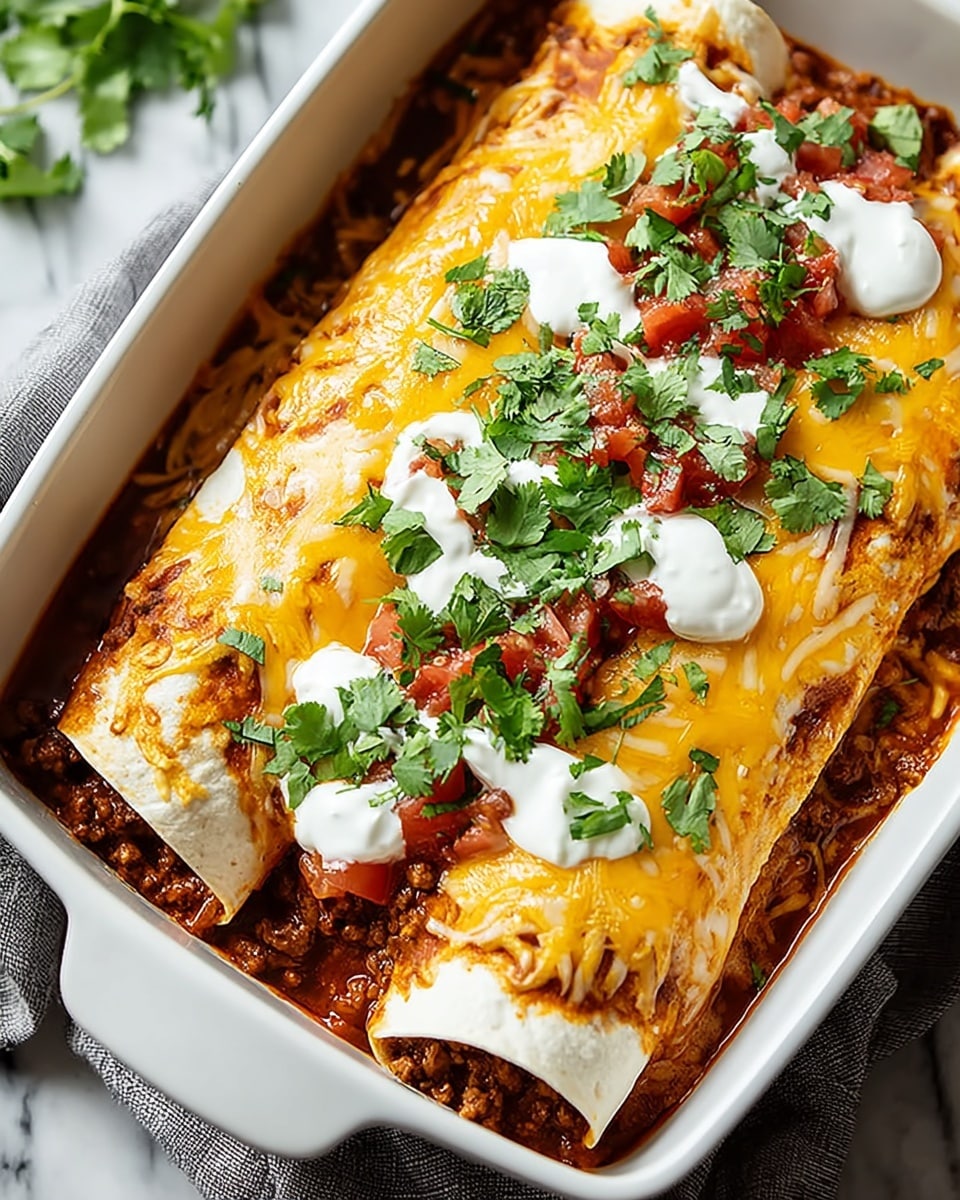 Ground Beef Enchiladas Recipe