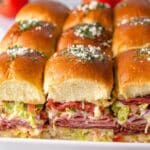 Grinder Sliders with Slaw Topping Recipe