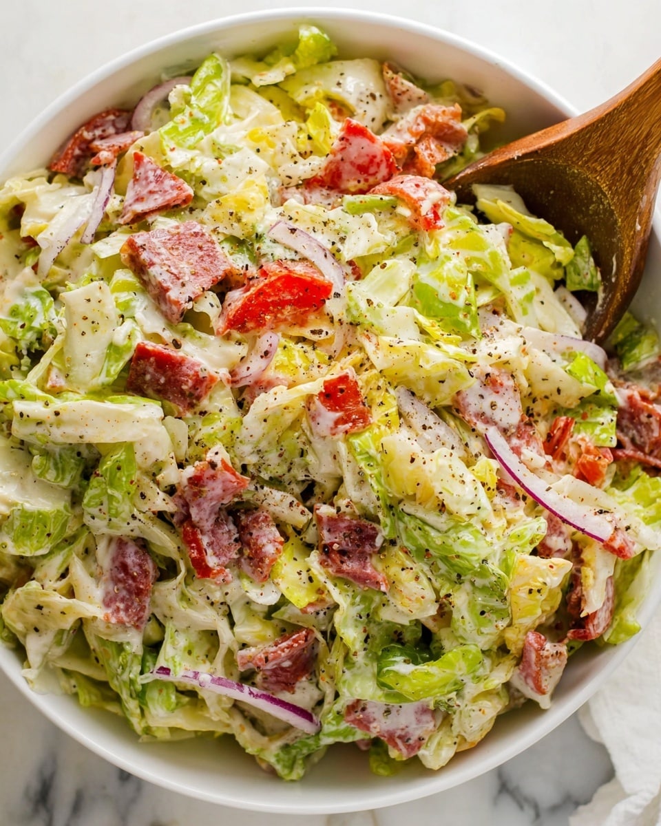 Italian Grinder Salad (Chopped Sub Salad) Recipe