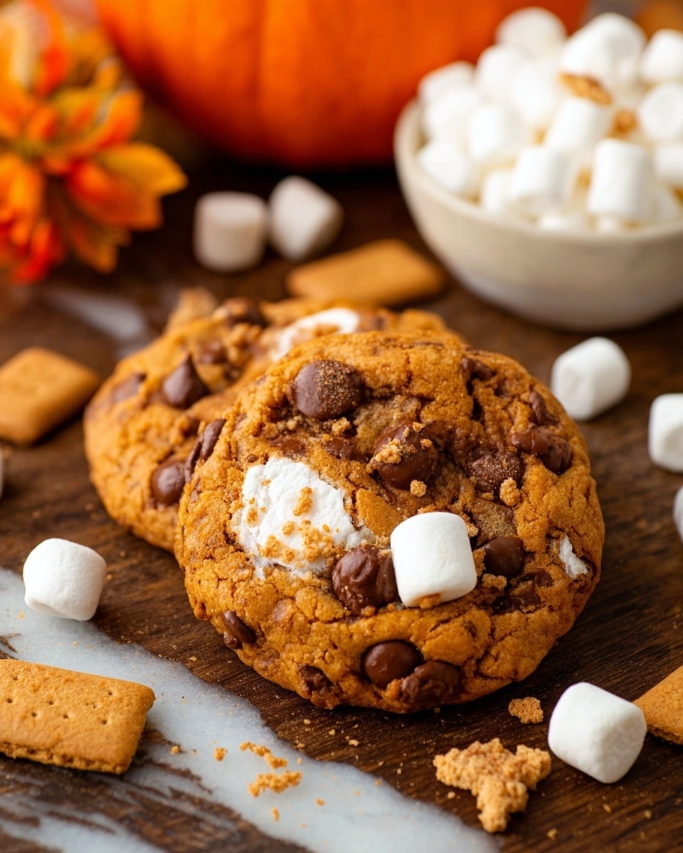 Pumpkin S'mores Cookies Recipe - Recipe Image