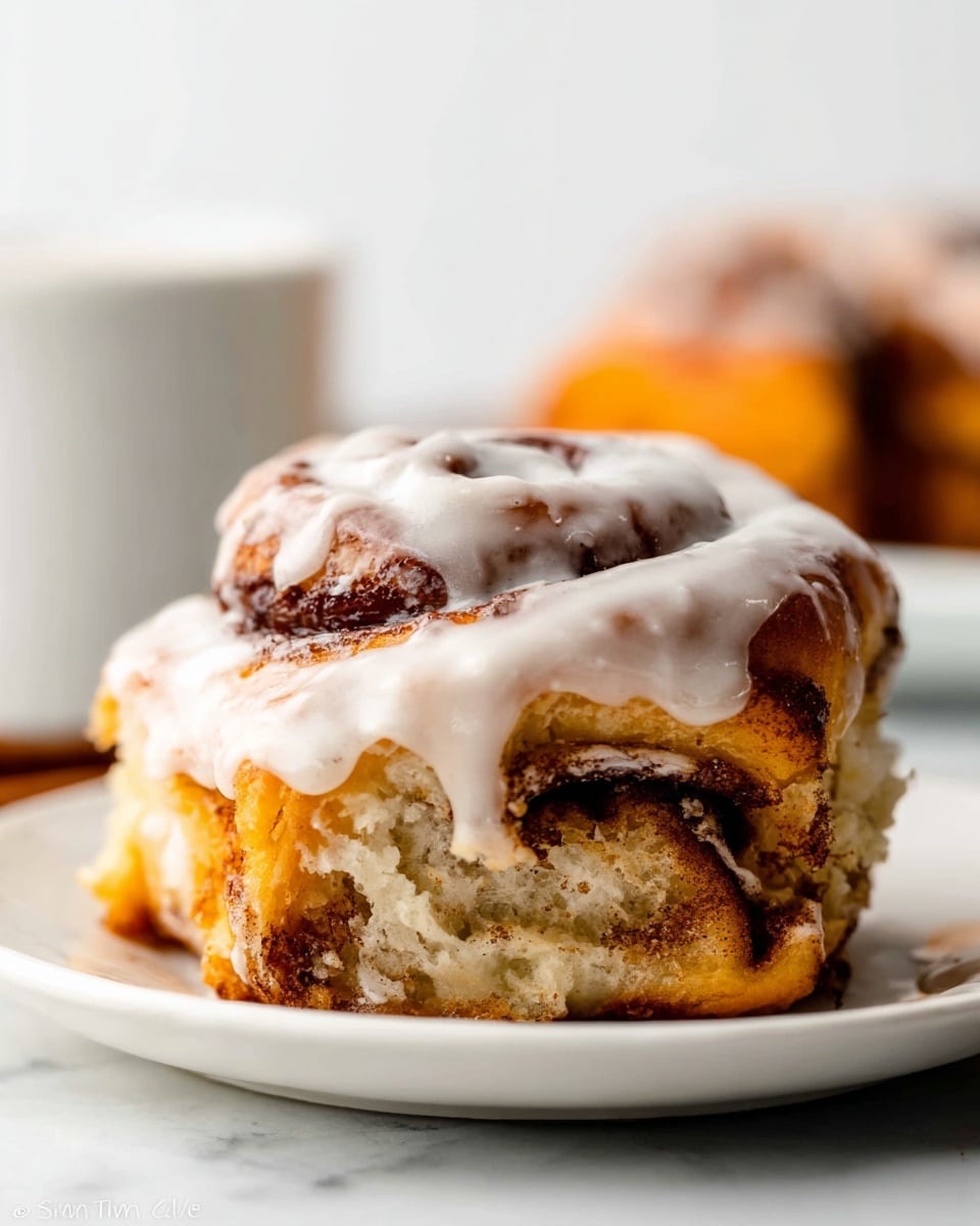 Pumpkin Cinnamon Rolls with Maple Cream Cheese Icing Recipe - Recipe Image