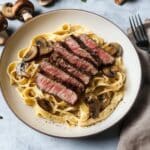 Creamy Steak Fettuccine Recipe