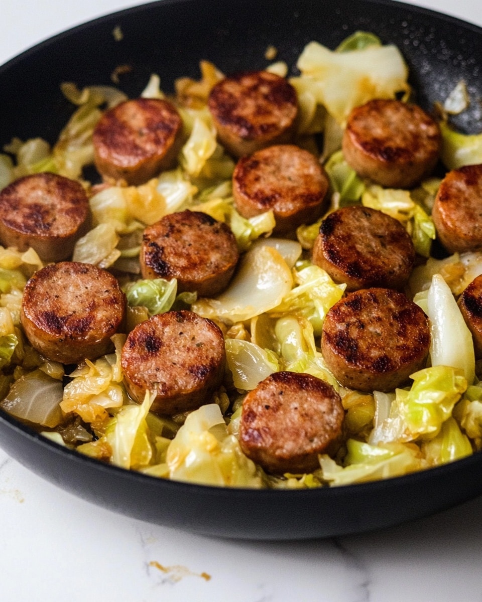 Fried Cabbage with Sausage Recipe