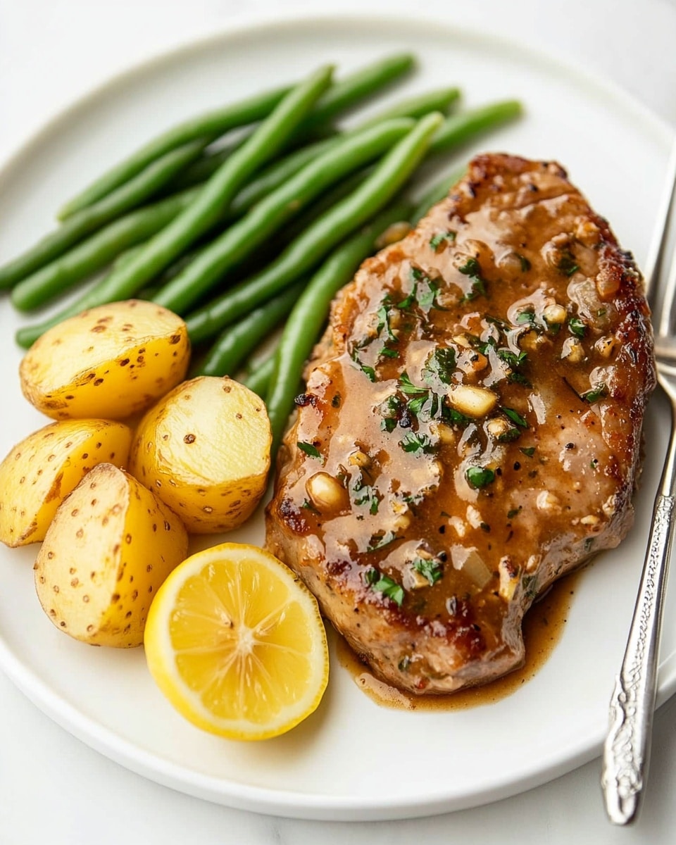 Rosemary Garlic Butter Pork Chops Recipe