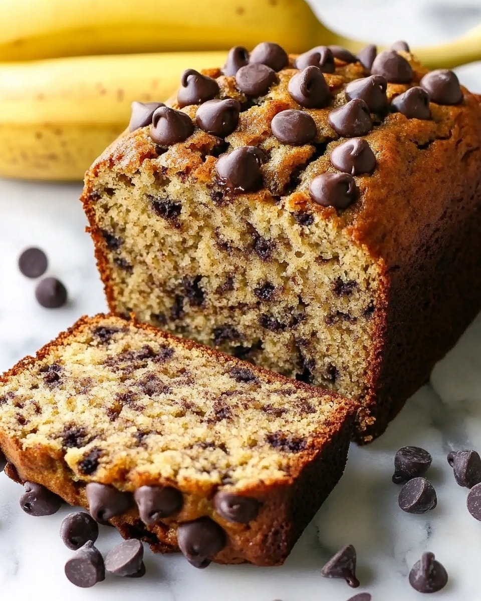 Super Moist Chocolate Chip Banana Bread Recipe
