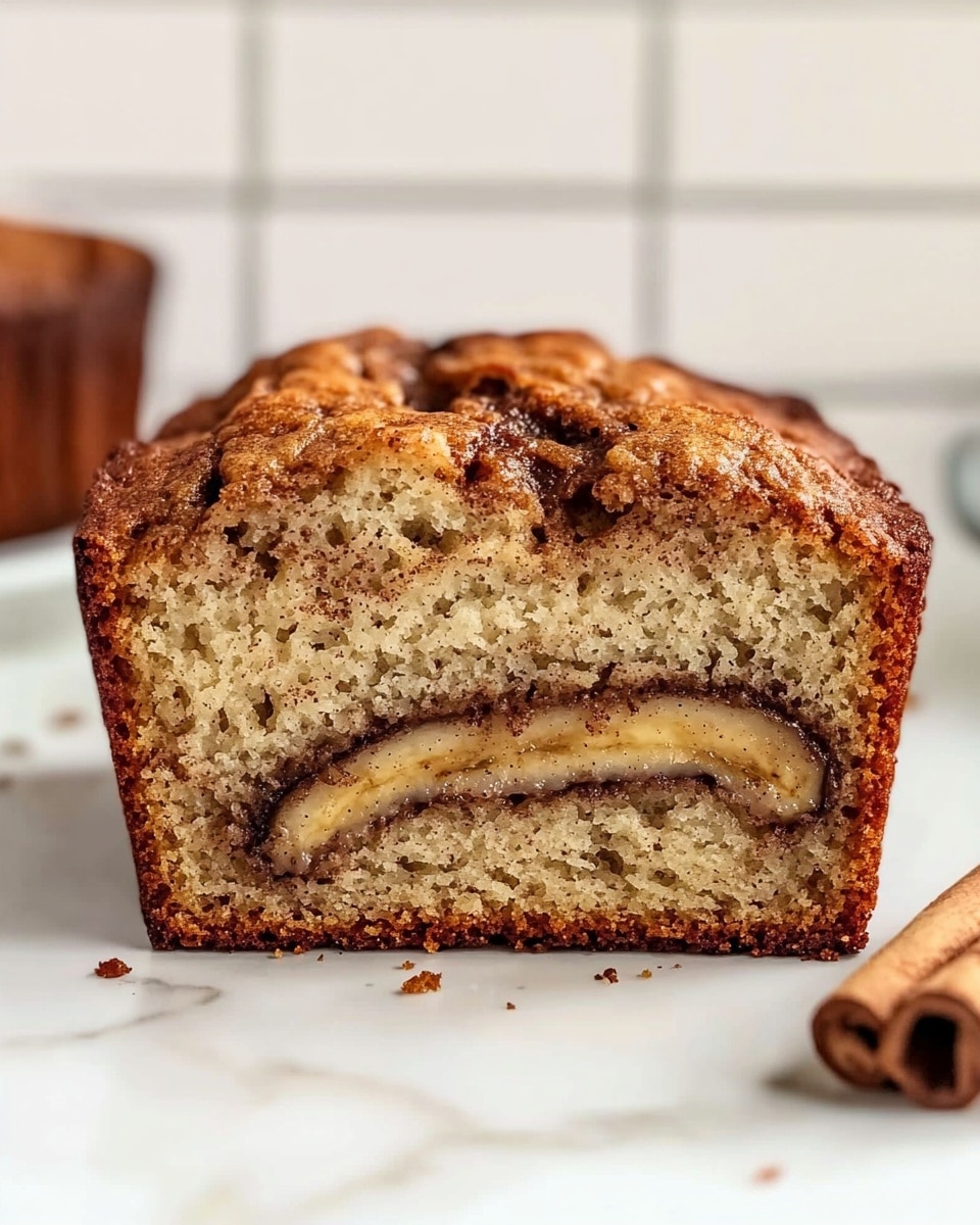 Cinnamon Swirled Banana Bread Recipe