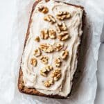 Carrot Cake Banana Bread with Cinnamon Cream Cheese Frosting Recipe
