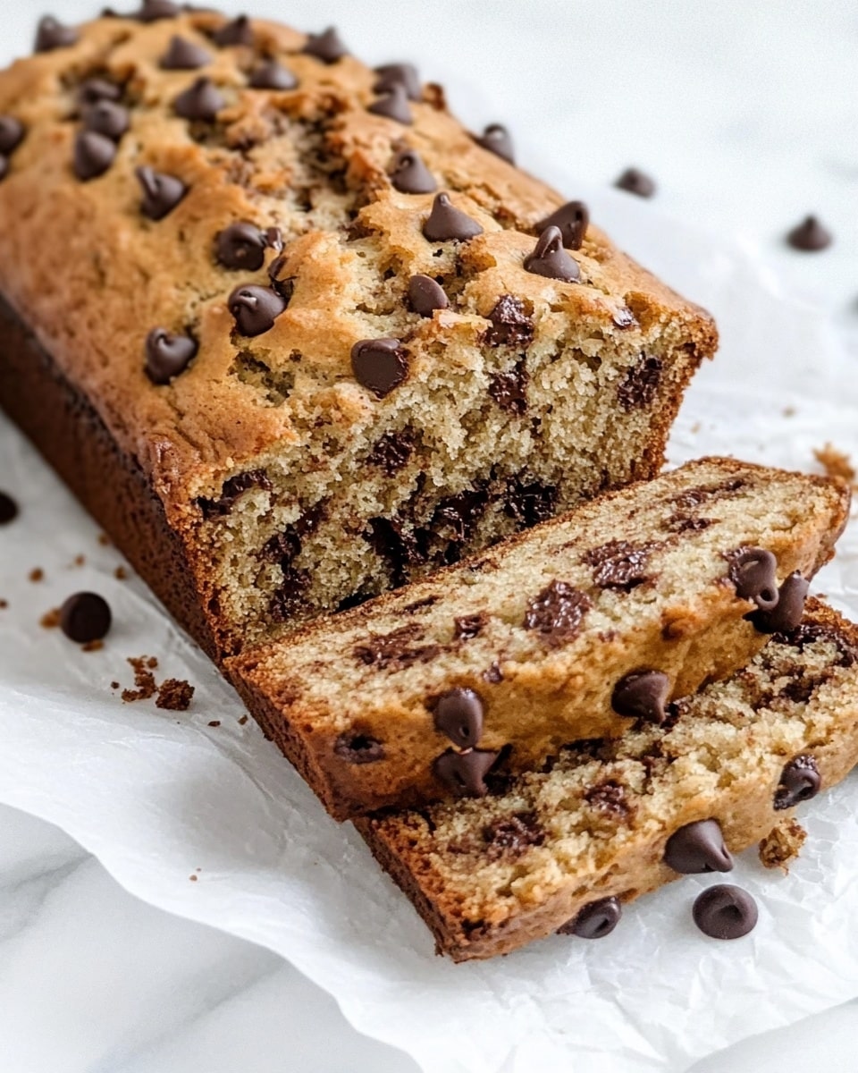 Healthier Chocolate Chip Banana Bread Recipe