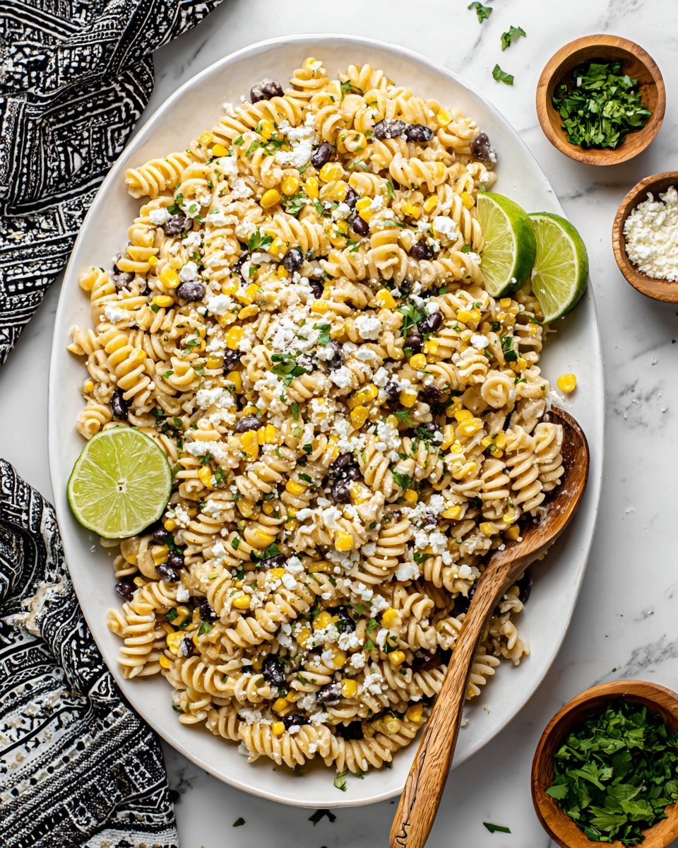 Creamy Pasta Salad with Bacon, Peas, and Parmesan Recipe