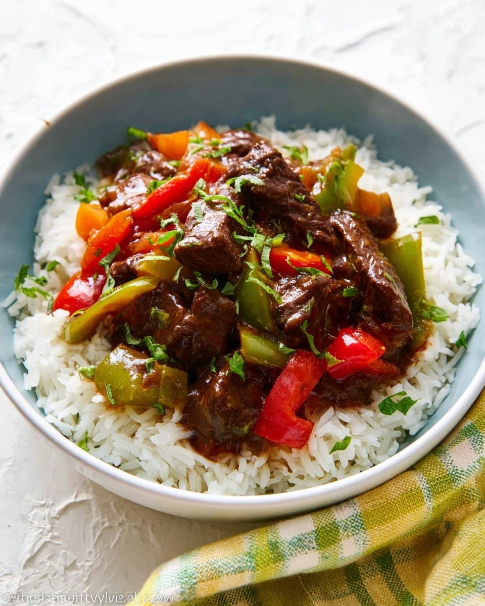 Pepper Steak and Onions Recipe