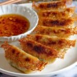 Chicken Potstickers with Crispy Skirt Recipe