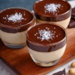 Vegan Silken Tofu Peanut Butter Mousse with Chocolate Ganache Recipe