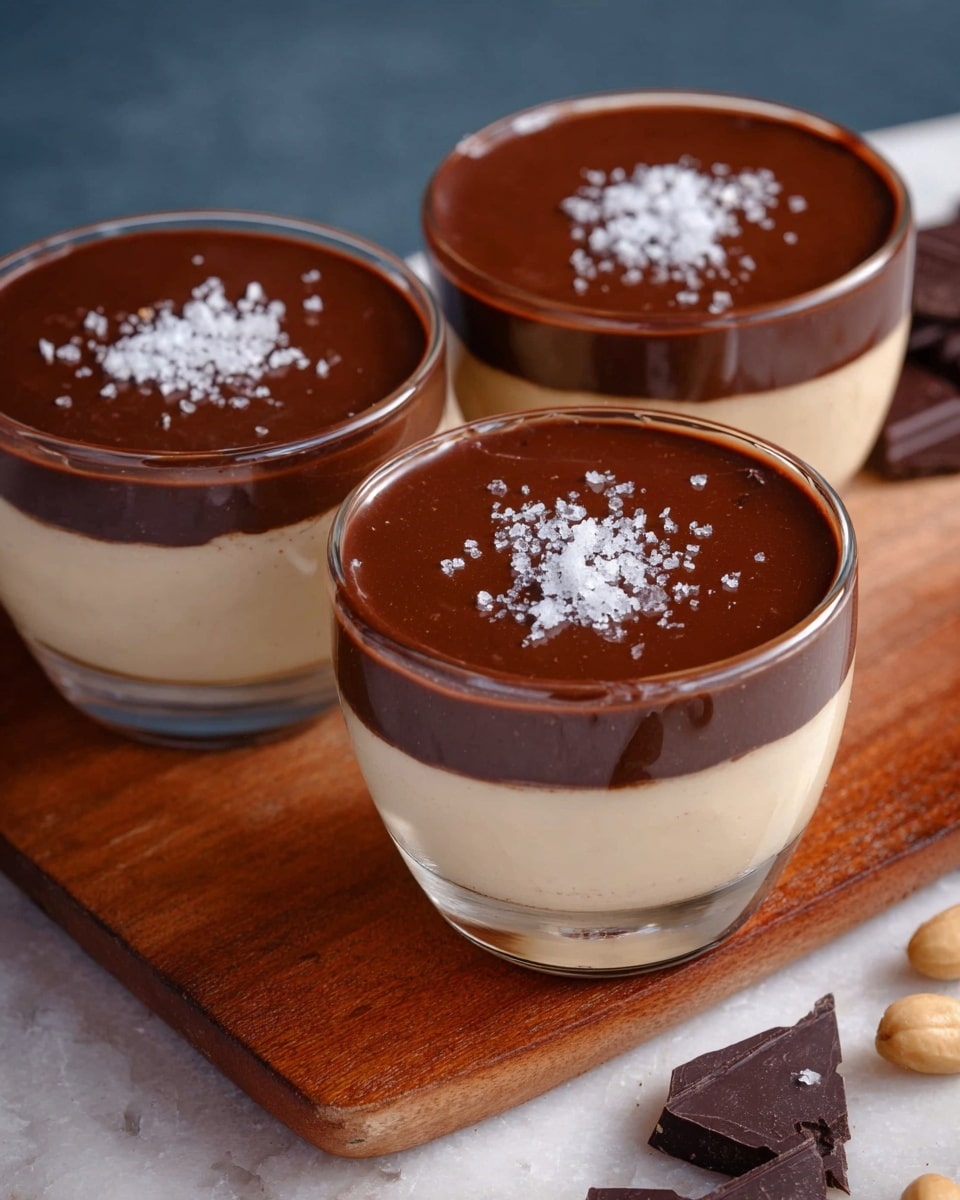 Vegan Silken Tofu Peanut Butter Mousse with Chocolate Ganache Recipe