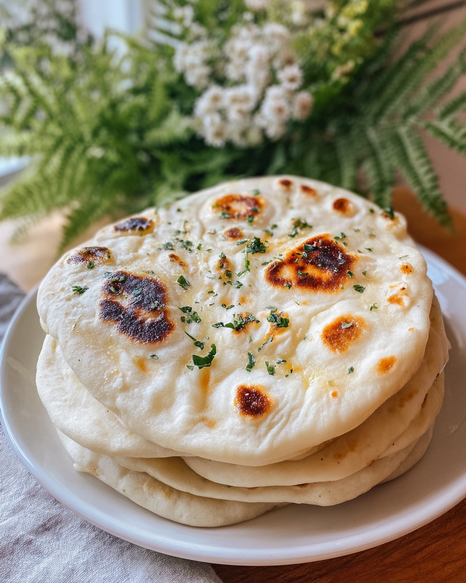 Homemade Garlic Naan Recipe