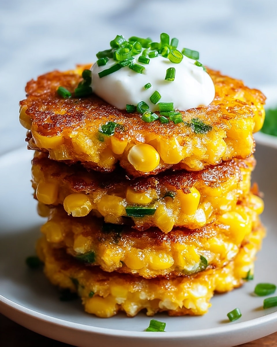 Cheesy Corn Fritters Recipe