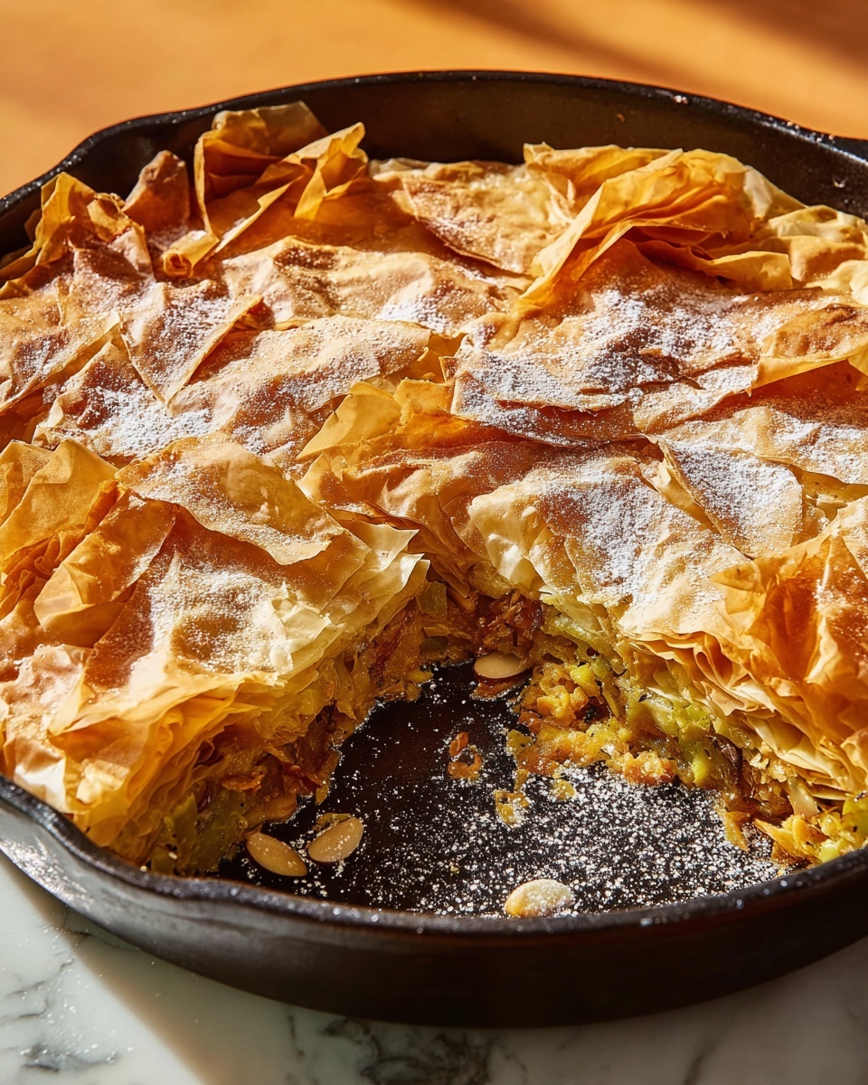 Bastila (Moroccan Chicken Pie) Recipe
