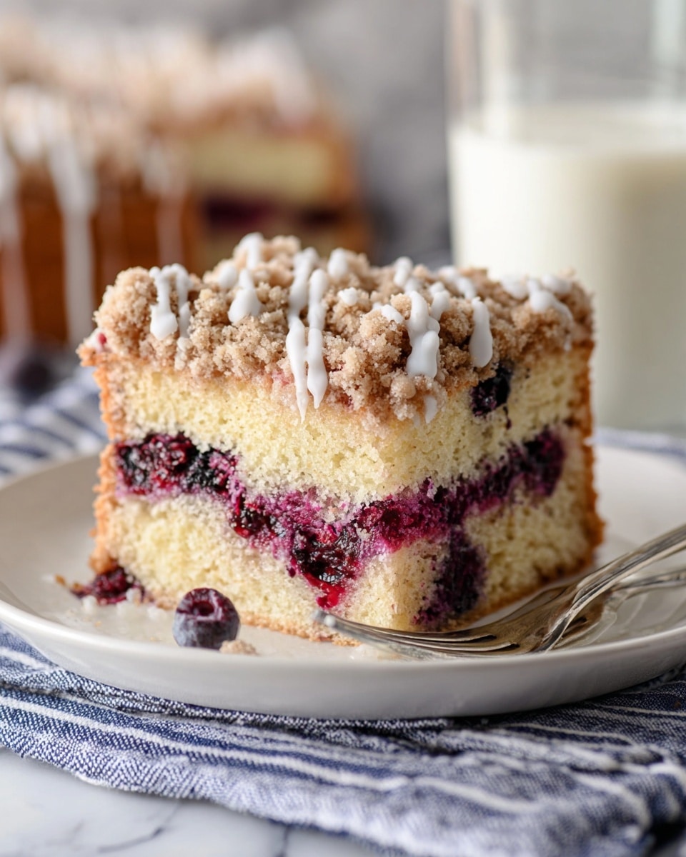 Blueberry Sour Cream Coffee Cake Recipe