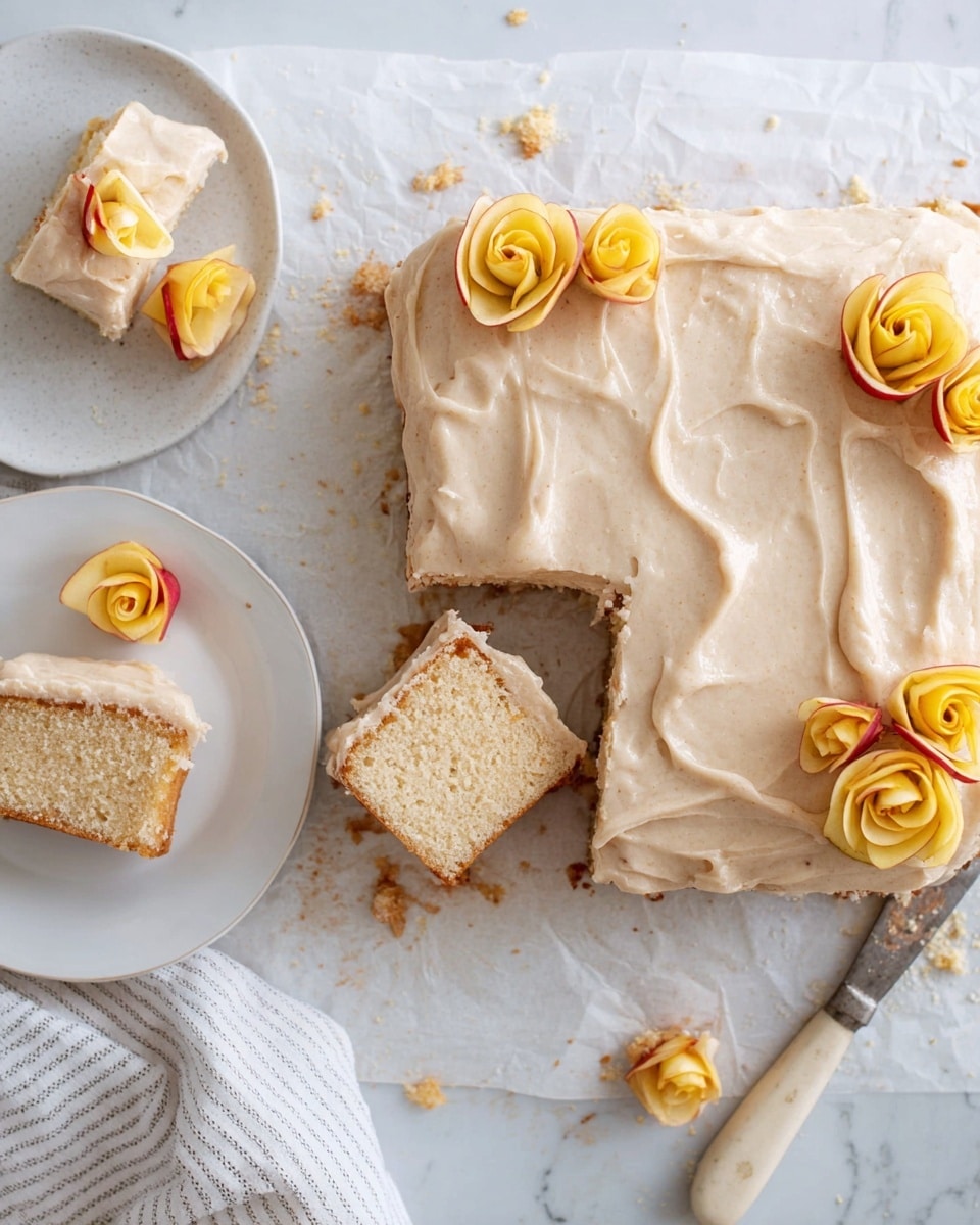 Apple Cake with Cinnamon Cream Cheese Frosting Recipe