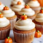 Pumpkin Cupcakes with Brown Sugar Cream Cheese Frosting Recipe