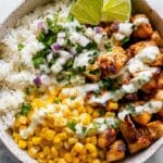 Street Corn Chicken Rice Bowl: A Healthy Meal Recipe