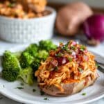 BBQ Chicken Stuffed Sweet Potatoes Recipe