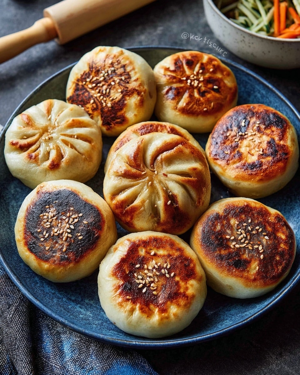 Vegan Pan-Fried Buns Recipe