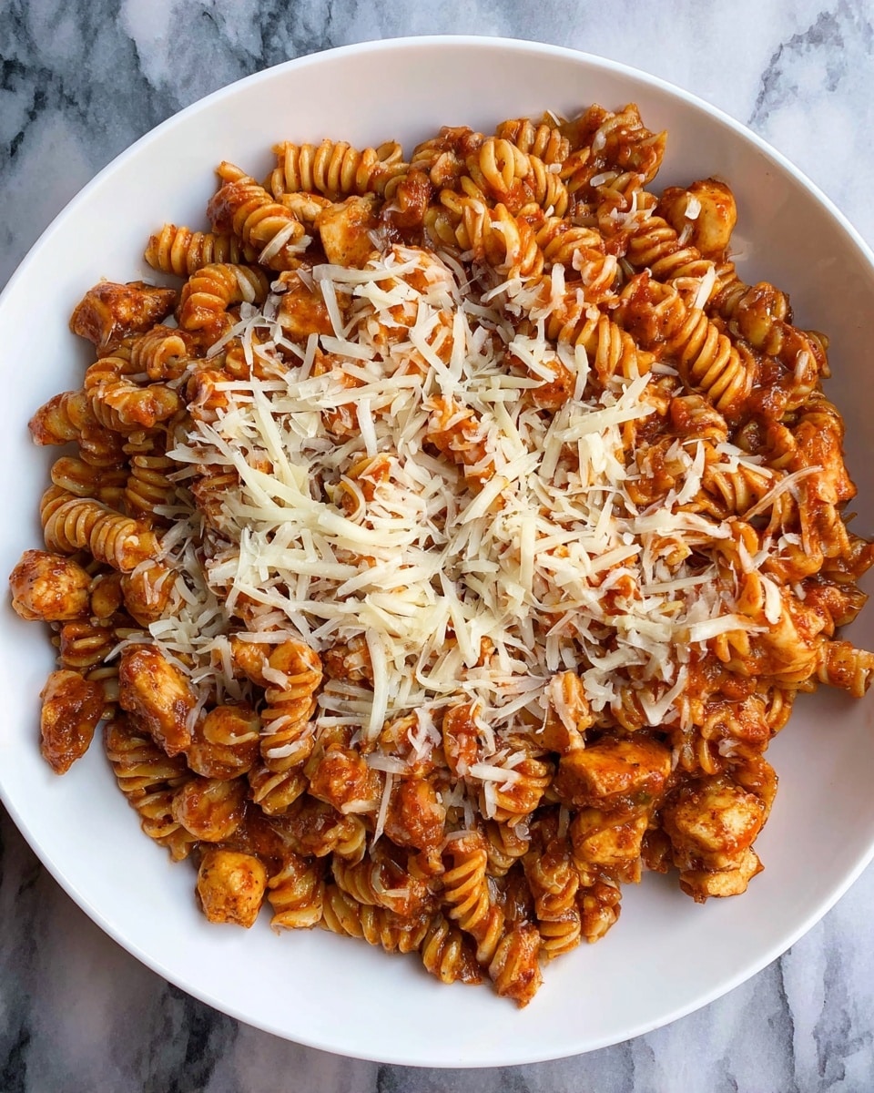 Garlic Parmesan Healthy Chicken Pasta Recipe