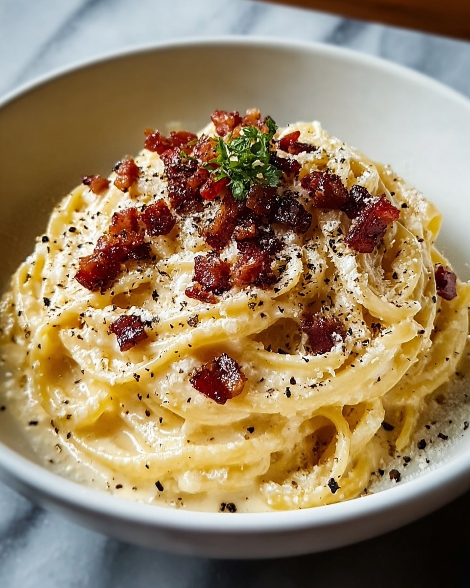 Classic Bacon Carbonara Pasta (Quick & Easy) Recipe