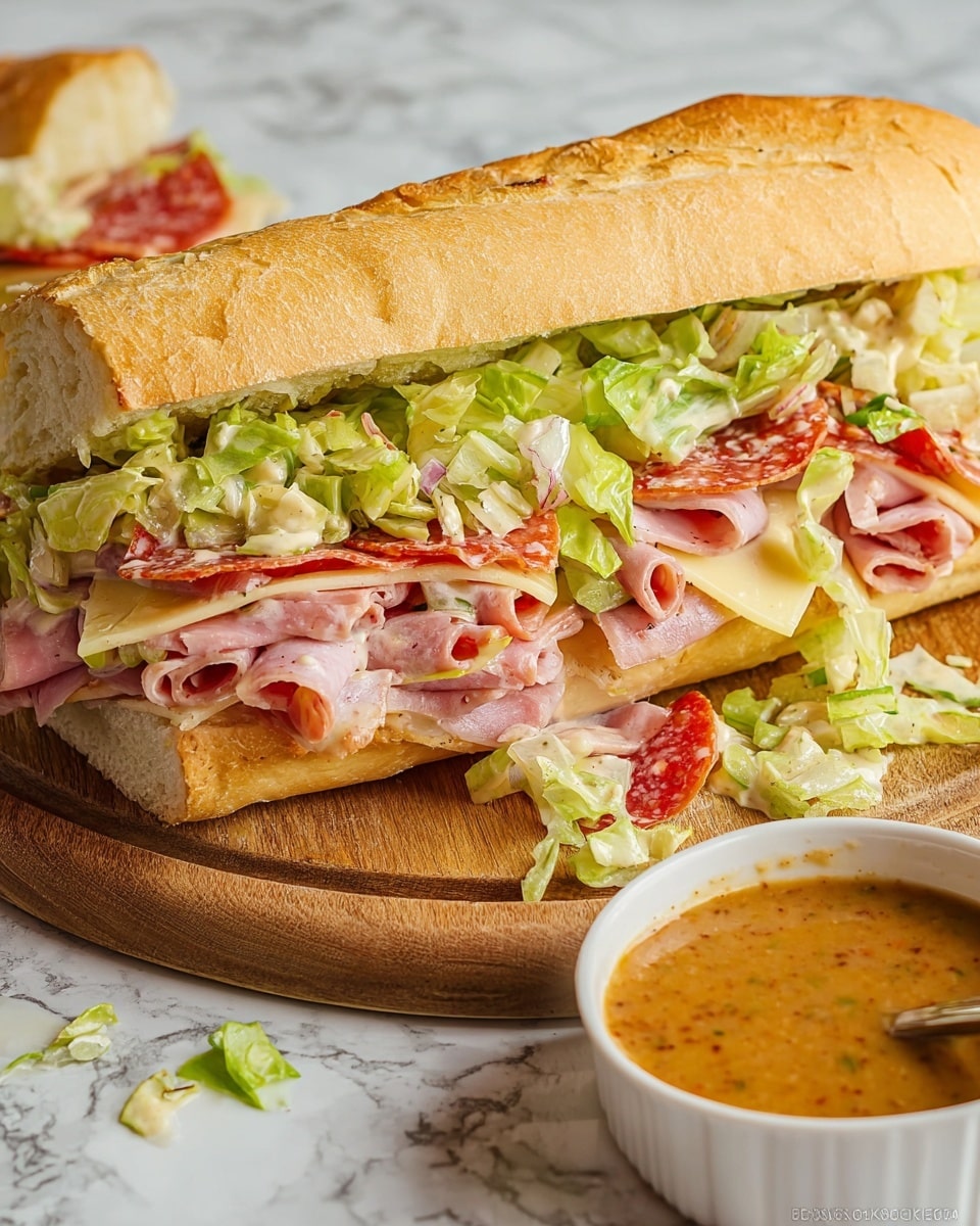 TikTok Viral Chopped Italian Sandwich Recipe