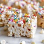 Homemade Funfetti Marshmallow Popcorn Treats Recipe